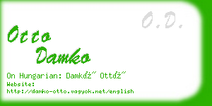 otto damko business card